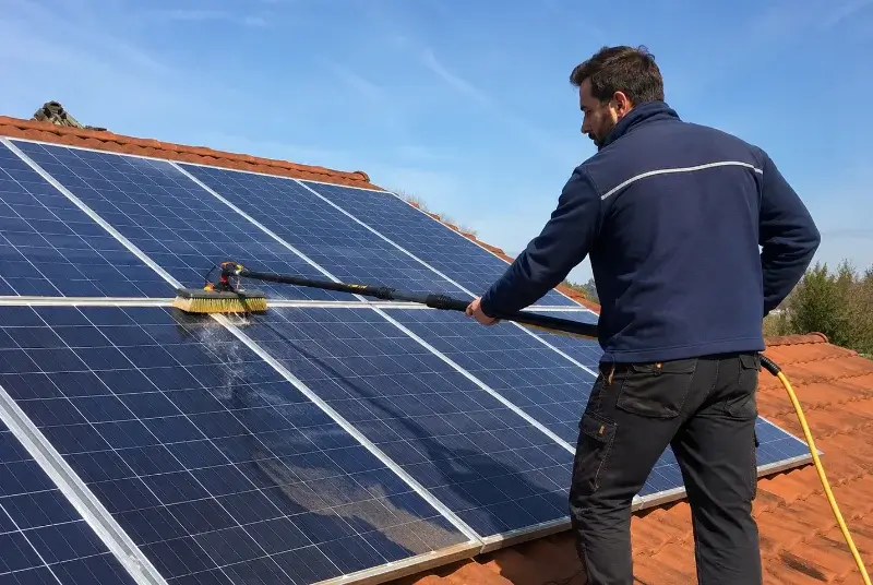 Nettoyage et entretien de panneaux solaires à Saint-André-de-Valborgne